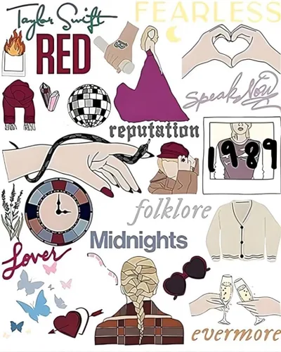 Vista 6 de NIASAY NOTHING AS SWEET AS YOU Dijes para zapatos de cantante TS 1989 Cowboy Midnight Lover Merch Merch Dijes de zapatos de PVC para amantes