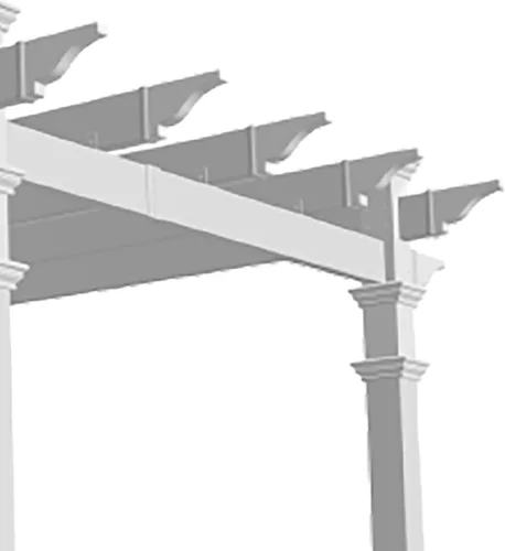 Vista 7 de Vita Valencia – Pérgola de vinilo independiente de 12 x 16 pies (3.66 x 4.88 m)