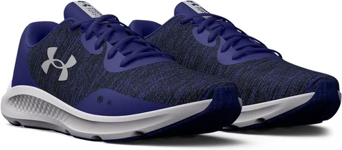 Vista 6 de Under Armour Tenis de correr Charged Pursuit 3 Twist para hombre, rojo y gris