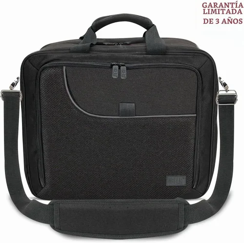 Vista 9 de USA Gear Funda para mezclador de DJ, bolsa mezcladora compacta de canales de audio con almacenamiento de accesorios para micrófonos, cables