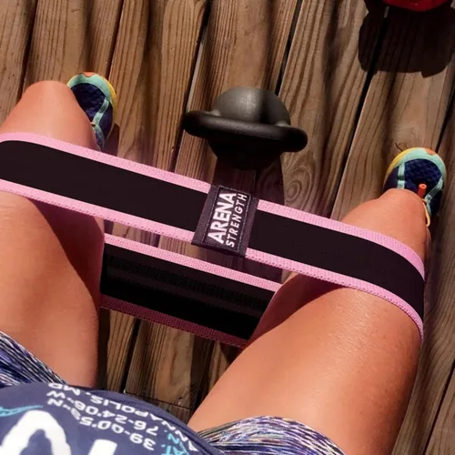 Vista 6 de Arena Strength Fabric Booty Bands: Fabric Resistance Bands for Legs and Butt: 3 Pack Set. Perfect Workout Hip Band Resistance. Workout Program and