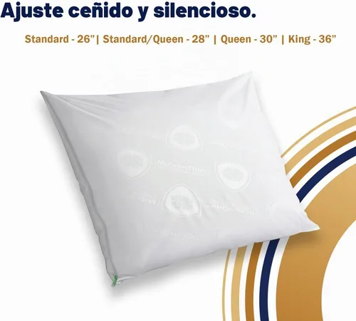 Vista 6 de CleanRest PRO Max - Protector de almohada impermeable, tamaño estándar, con cremallera (paquete de 1), a prueba de alérgenos y insectos de cama
