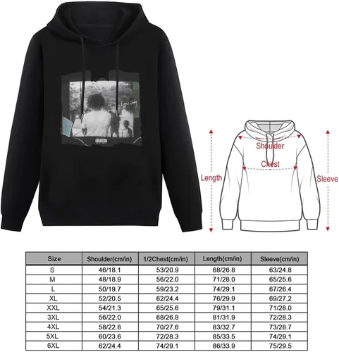 Vista 3 de Sudadera con capucha de manga larga con estampado 3D y cordón para hombre