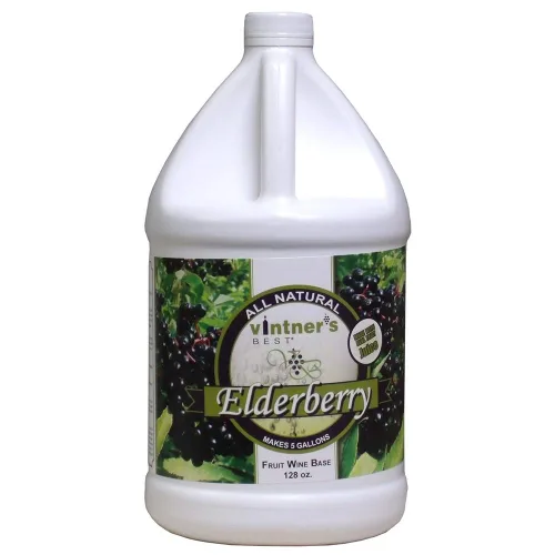 Vista 3 de Vintners Best Saúco Base de vino de frutas de 128 oz. Jarra