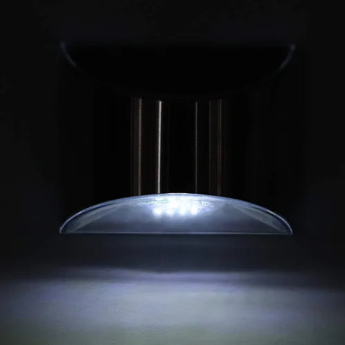 Vista 6 de Lámpara de pared solar de acero inoxidable Cerca de seguridad Control de iluminación Escalera de pared exterior Accesorio de iluminación