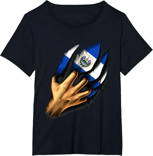 Vista 28 de El salvador bandera camisa salvadoreña en mi