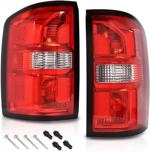 Vista 11 de CHEDA Luces traseras, compatibles con Ford F150 2009-2014, juego de luces traseras con lente transparente y carcasa cromada, BL3Z13405B, BL3Z13404B