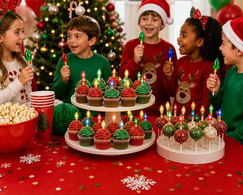 Vista 6 de Bombilla de Navidad Luz Lollipop Chocolate Candy Mold Navidad 2129