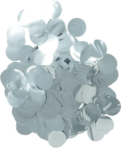 Vista 6 de Ultimate Confetti, Círculos de confeti biodegradables azul bebé, resistentes al fuego y caída lenta, confeti de papel de seda redondo para uso
