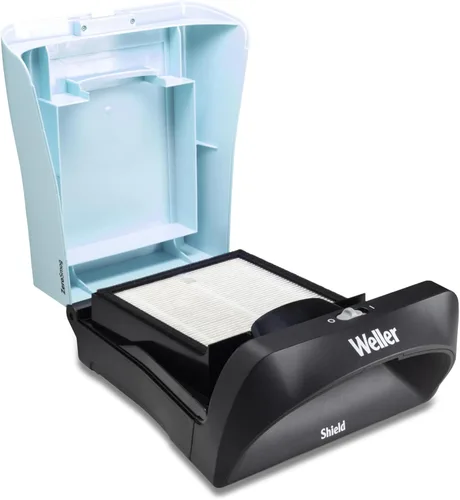Vista 5 de Weller Estación de soldadura con unidad de filtración móvil ZeroSmog Shield WE1010NAS