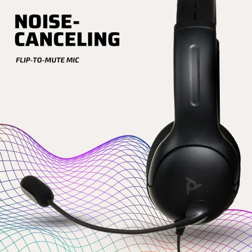 Vista 3 de PDP Gaming LVL40 Wired Stereo Headset With Noise Cancelling Microphone Black - PS5PS4