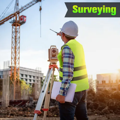 Vista 5 de Coume Chalecos de seguridad reflectantes de alta visibilidad, chalecos de trabajo de construcción de malla con 2 tiras reflectantes
