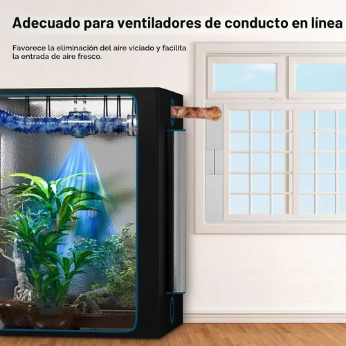 Vista 7 de Kit de ventana de ventilación para secadora, kit de ventilación de ventana para ventilación portátil de secadora de CA