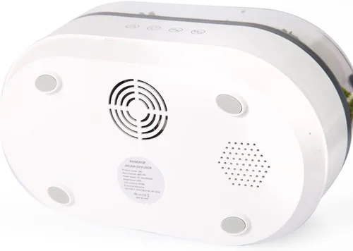 Vista 7 de Humidificador de lluvia – Humidificador ultrasónico de lluvia con efecto de gota de agua simulado, niebla silenciosa para dormitorio, oficina