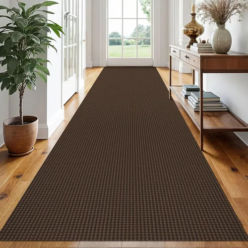 Vista 131 de EARTHALL Alfombra tejida de 2 x 3 pies, lavable para entrada, alfombra trenzada antideslizante, alfombra para puerta interior y exterior, alfombra