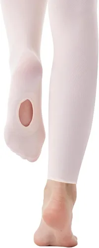 Vista 2 de Feisract Mallas de ballet para niñas y mujeres, mallas de transición ultra suaves