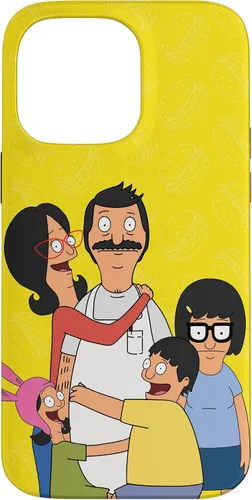 Vista 21 de Funda para iPhone 12 Pro Max Bob Burgers Bob Linda Gene Tina Louise Family Hug