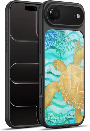 Vista 137 de Head Case Designs Officially Licensed Paul Brent Agate Mermaid Coastal Gel Armor Case [Military Grade Drop Protection] Compatible with Apple iPhone