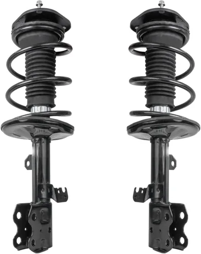 Vista 6 de Detroit Axle - 4 piezas de soportes para Toyota 2004 2005 2006 2007 2008 2009 Prius, soportes delanteros y traseros con resortes helicoidales