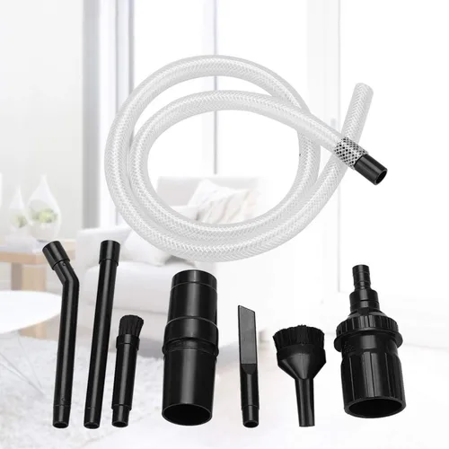 Vista 9 de Kit de limpieza de interiores para automóvil, aspiradora de automóvil, 9 unidades, mini micro herramienta, kit de limpieza de vehículos