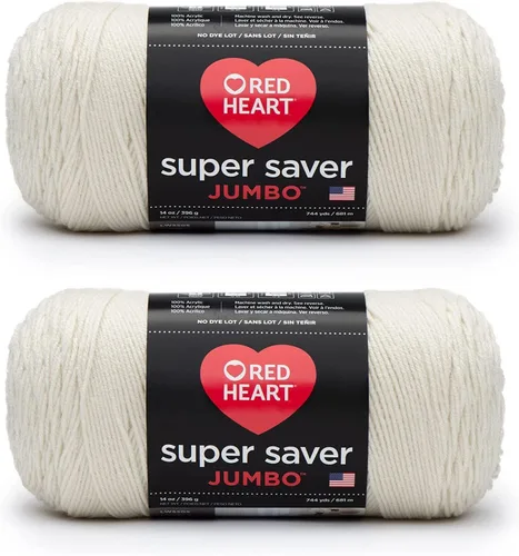 Vista 10 de Red Heart Super Saver Jumbo Ovillo de lana, Amatista