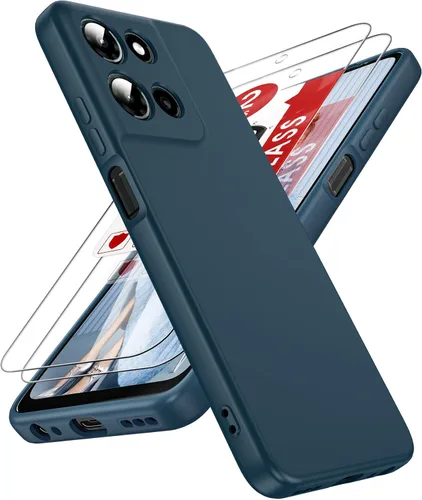 Vista 35 de LeYi Funda para Motorola Moto G Play 4G 2024: Funda para Moto G Play 4G 2024 con funda delgada y antiarañazos, silicona líquida a prueba de golpes