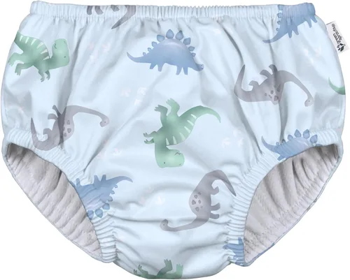 Vista 14 de Eco Pull-Up - Pañal de natación reutilizable para bebés y niños pequeños, Pez azul