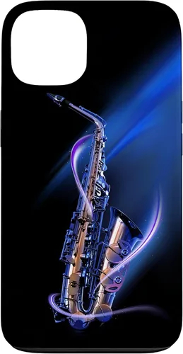 Vista 7 de Funda para iPhone 16 Minimalist Saxophone Style PC Saxophonist Lover