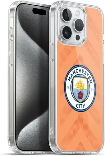 Vista 18 de Head Case Designs Funda de gel con licencia oficial del Manchester City Man City FC Away 2022/23 [protección de grado militar] compatible con Apple