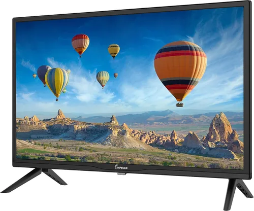 Vista 2 de Impecca Monitor de TV LED HD de 24 pulgadas TL2400H Energy Star Slim Design 720p, altavoces integrados con múltiples entradas HDMI, puertos USB