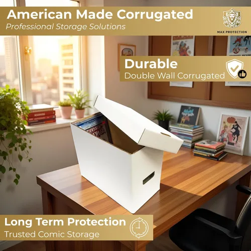 Vista 4 de Max Protection CGC Cajas de almacenamiento de cómics graduadas – Estuche resistente para cómics graduados de 35 a 40 grados con resistencia