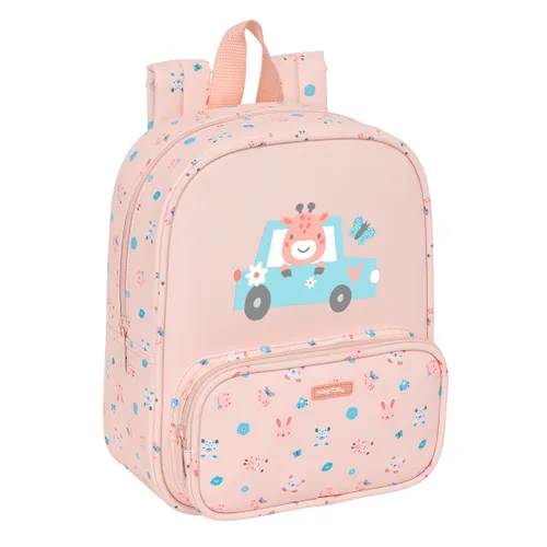 Vista 2 de Mochila Infantil Safta Jirafa Coral 22 x 27 x 10 cm