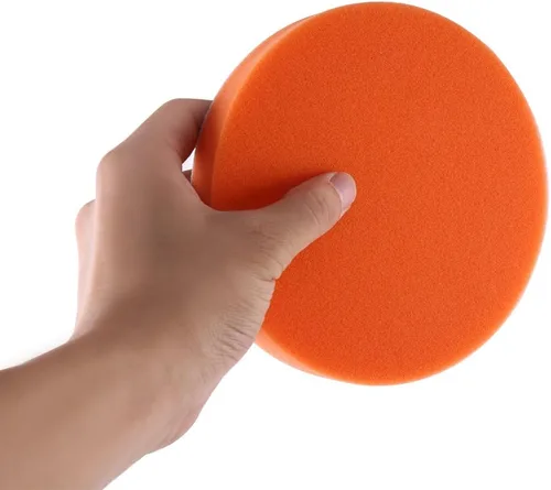 Vista 5 de Almohadilla de pulido, 10 Uds. 6 "(150 mm) Esponja Pulido Pulido Kit de almohadilla de cera herramienta para pulidor de coche Buffer Naranja