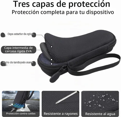 Vista 7 de co2CREA Estuche rígido para control remoto de presentación Logitech Estuche negro
