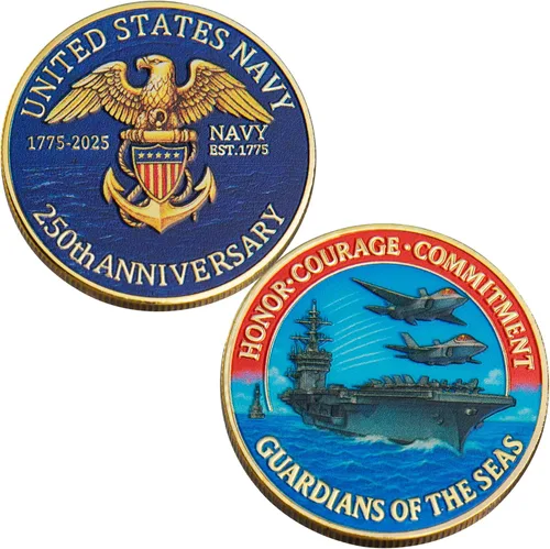 Vista 7 de Moneda de desafío de juramento de alistamiento de la Fuerza Aérea de los Estados Unidos para regalos de aviador, moneda de la Fuerza Aérea Militar