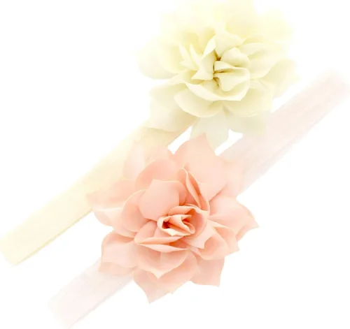 Vista 36 de Diademas de flores de pétalos para bebés y niñas, par elástico para niños pequeños
