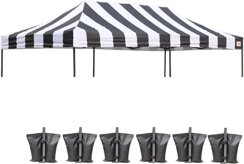 Vista 68 de ABCCANOPY Toldo de repuesto para tienda de campaña desplegable (8 x 8 pies, blanco)