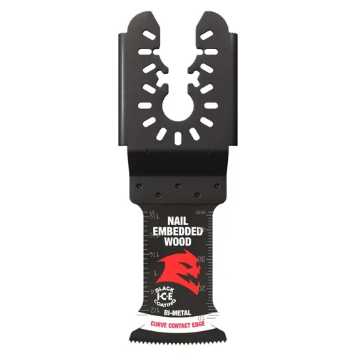 Vista 9 de Diablo Amped Steel Demon - Hoja oscilante de carburo universal para metal, dimensiones de corte de 1-1/4 pulgadas de ancho x 1‑1/2 pulgadas