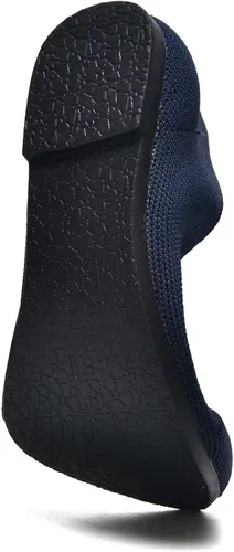Vista 5 de Wryweir Zapatos de vestir de punto para mujer, zapatos de vestir para mujer, zapatos de ballet para mujer, zapatos clásicos suaves de cuña baja