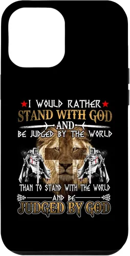 Vista 26 de I Would Rather Stand with God Knight Templar Case for iPhone 17