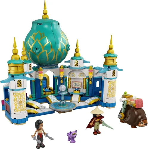 Vista 2 de LEGO Disney Raya and The Heart Palace 43181 Kit de construcción de juguetes imaginativos; es un regalo único de Disney para niños que aman