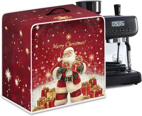 Vista 36 de Cubiertas para máquina de café con mango superior, resistentes a las manchas, para mezclador, compatible con la mayoría de cafeteras