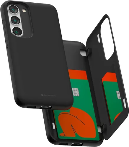 Vista 9 de GOOSPERY Funda tipo cartera para Samsung Galaxy S22 Ultra, [tarjetero] parachoques magnético de puerta con cierre automático, cubierta protectora