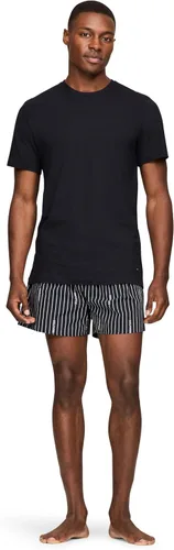 Vista 5 de Tommy Hilfiger Camisetas interiores de algodón clásicas con cuello redondo para hombre, paquete de 3