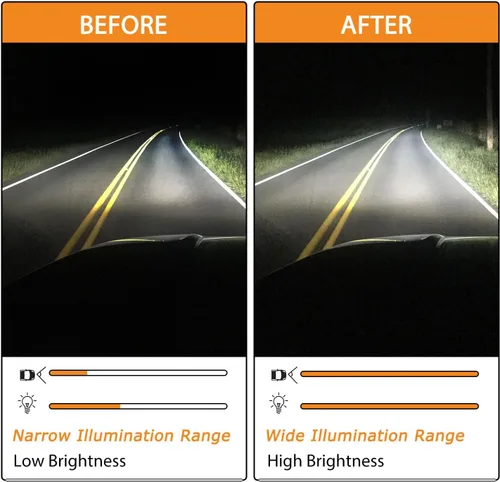 Vista 2 de Conjunto de faros LED cromados para Dodge Durango 2021 lado derecho del pasajero