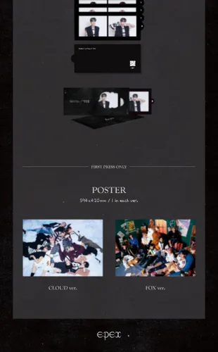 Vista 6 de EPEX Prelude of Love Chapter 2. Growing Pains POB+Photobook+Photocard+Message card+Bookmark+Sticker+Photo stand+2 Cut sleed photo+Tracking Seaeld