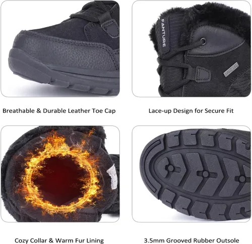 Vista 5 de Botas de nieve impermeables para mujer