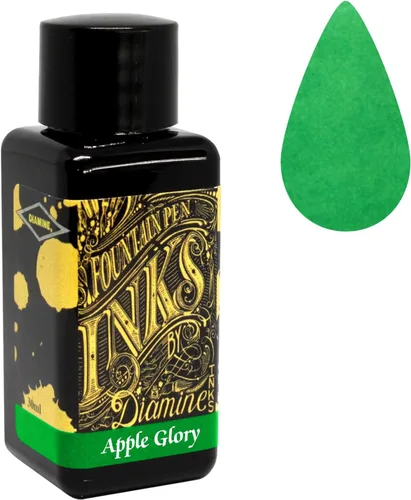 Vista 34 de Tinta embotellada para pluma estilográfica Diamine, 30 ml - Ámbar