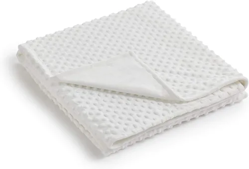 Vista 22 de RelaxBlanket - Funda de edredón de 60 x 80 pulgadas para manta con peso Algodón premium de 180GSM Gris oscuro