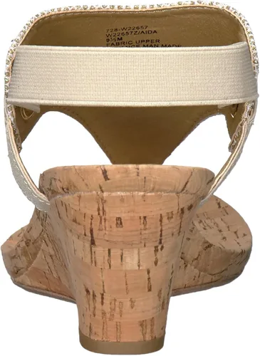 Vista 3 de WHITE MOUNTAIN Sandalias de cuña Aida para mujer